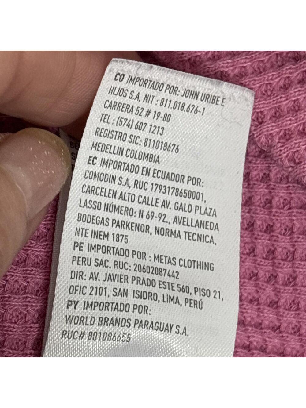 American Eagle Pink Waffle Knit Shacket Medium Hoodie Button Up - Picture 13 of 14